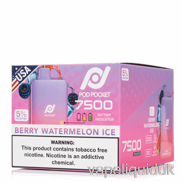 [10-PACK] Pod Pocket 7500 Disposable Vape Juice